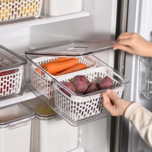 Panier de rangement fruits et légumes en plastique